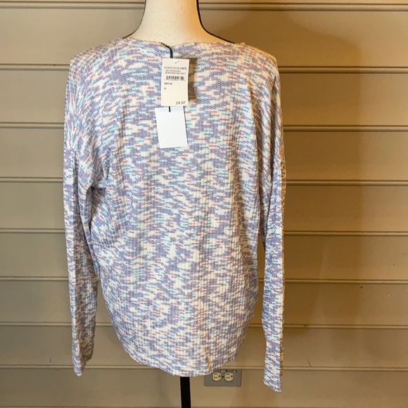 NWT Code Mode Space Dyed Rib Knit Sweater - Picture 5 of 7